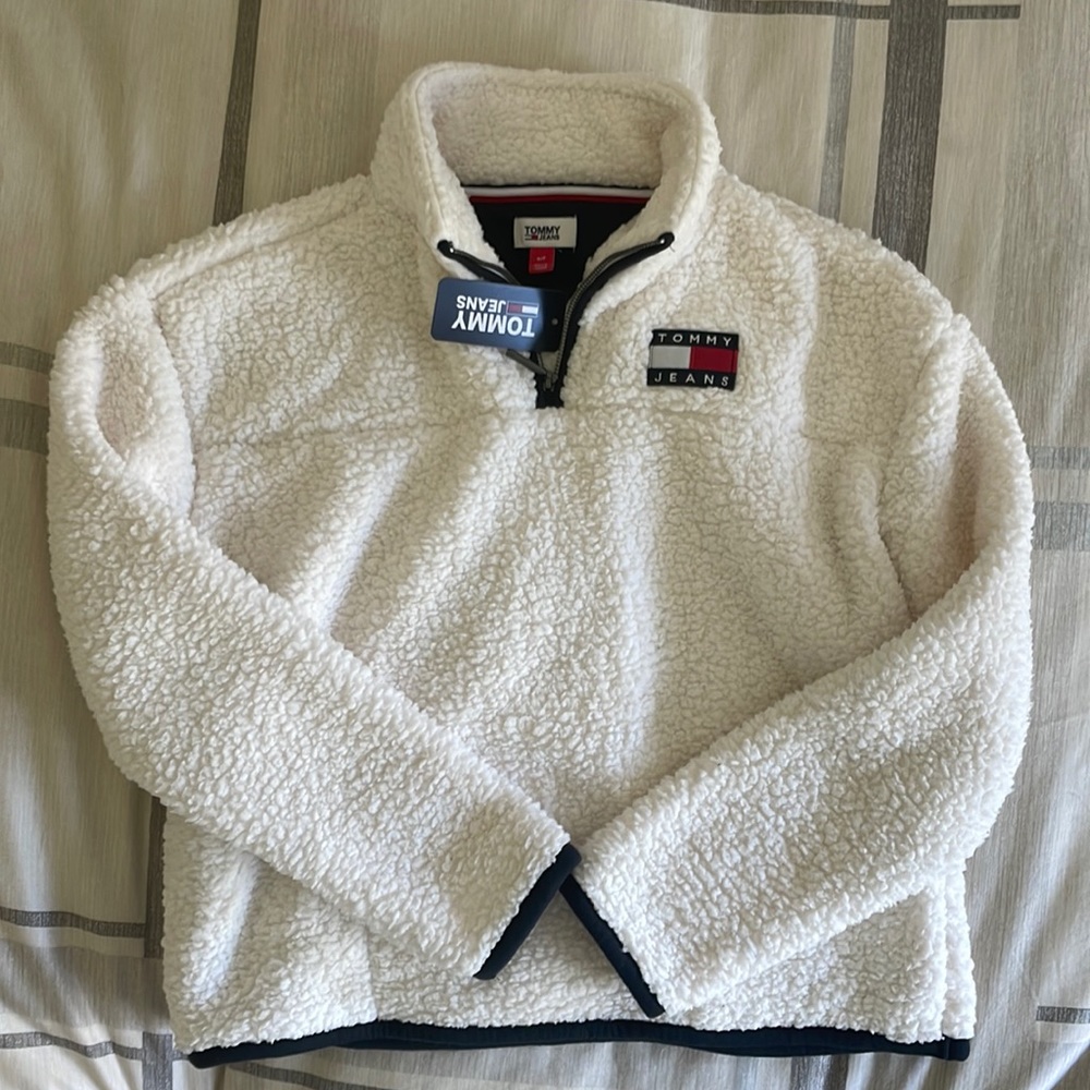 Tommy Jeans Pullover Sherpa Jacket